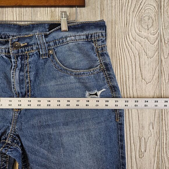 T.K. Axel Jeans Men's 36x32 (Actual 36x30) Distressed Denim Relaxed Straight Leg - Picture 4 of 11